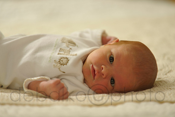 baby boy, 1 week old